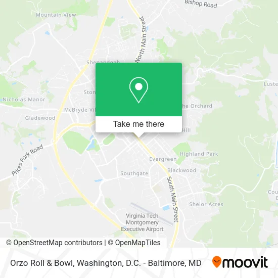 Orzo Roll & Bowl map