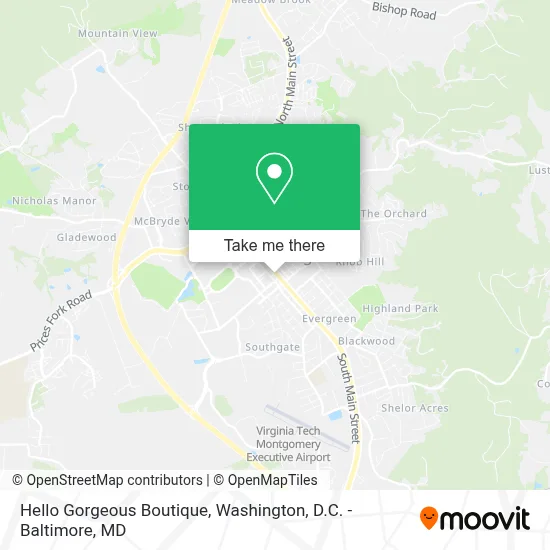 Hello Gorgeous Boutique map