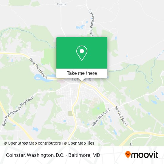 Coinstar map