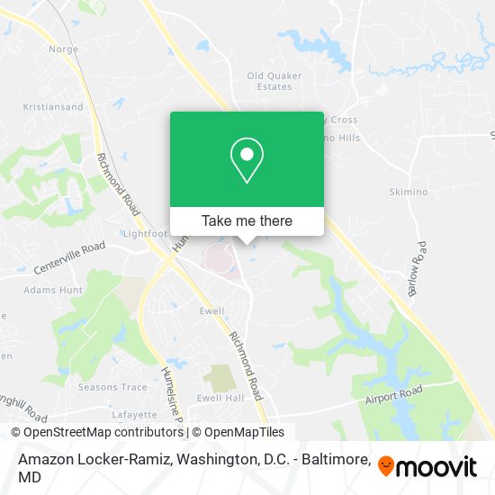 Mapa de Amazon Locker-Ramiz