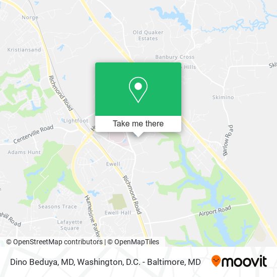 Dino Beduya, MD map