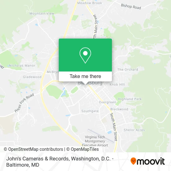 John's Cameras & Records map