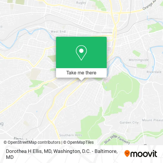 Dorothea H Ellis, MD map