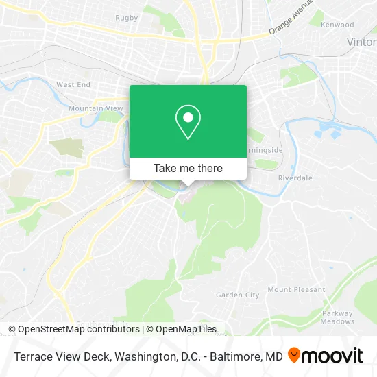 Mapa de Terrace View Deck