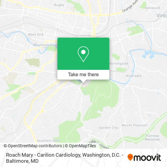 Roach Mary - Carilion Cardiology map
