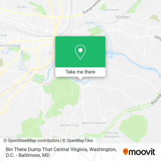 Bin There Dump That Central Virginia map