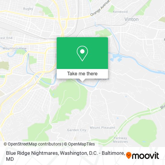 Mapa de Blue Ridge Nightmares