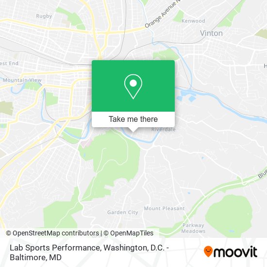 Lab Sports Performance map