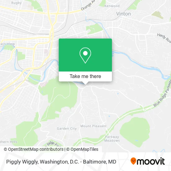 Piggly Wiggly map