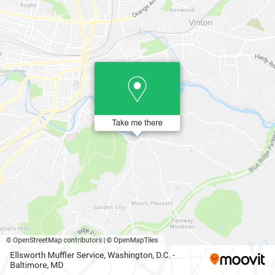 Ellsworth Muffler Service map