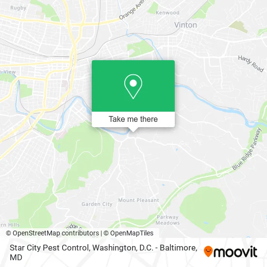 Star City Pest Control map