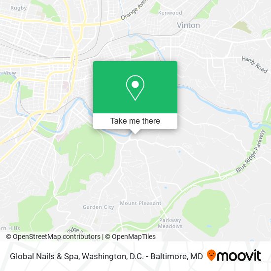 Mapa de Global Nails & Spa