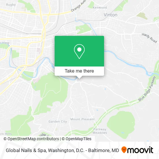 Global Nails & Spa map