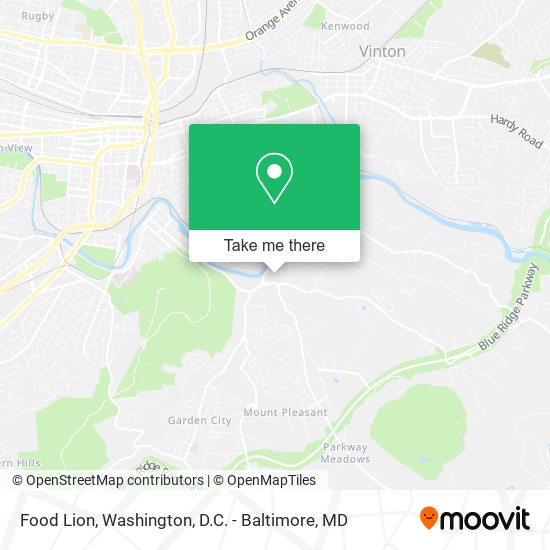 Mapa de Food Lion