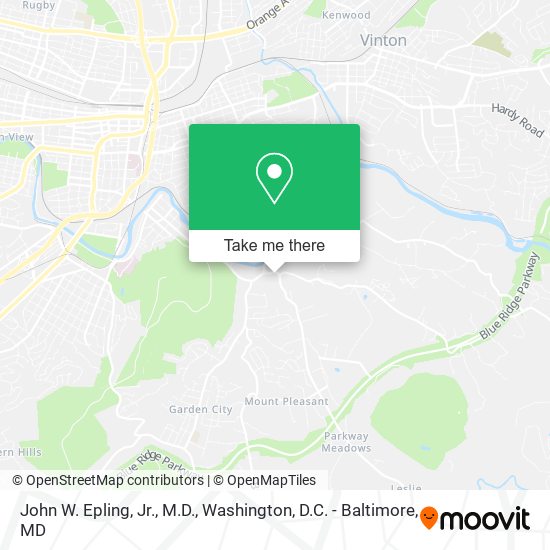Mapa de John W. Epling, Jr., M.D.