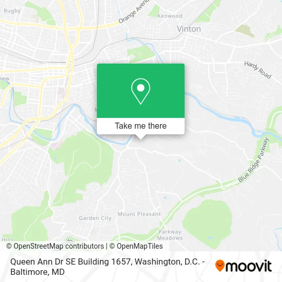 Queen Ann Dr SE Building 1657 map