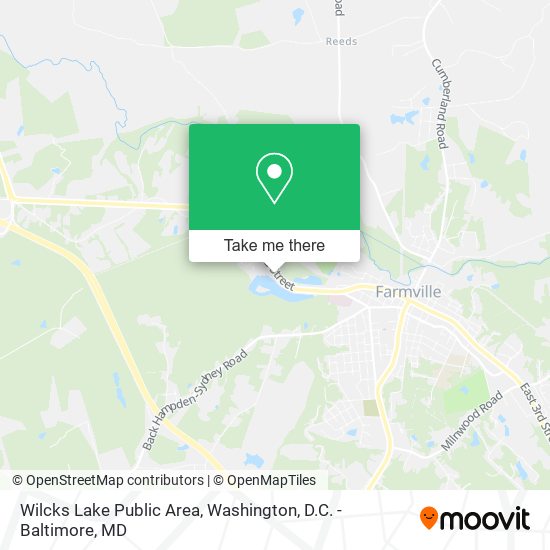 Mapa de Wilcks Lake Public Area