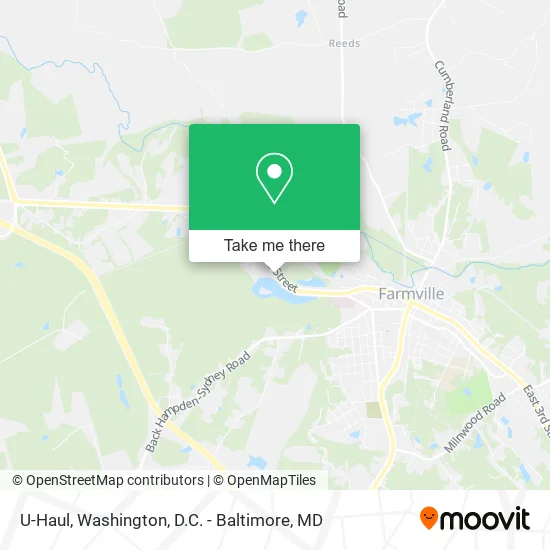U-Haul map