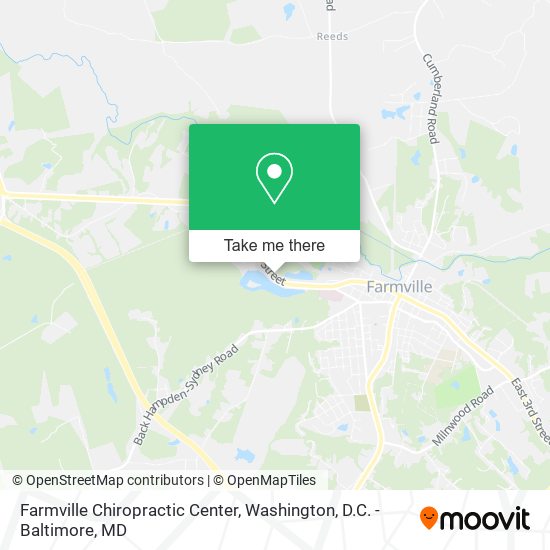 Farmville Chiropractic Center map