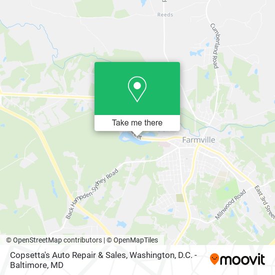 Copsetta's Auto Repair & Sales map