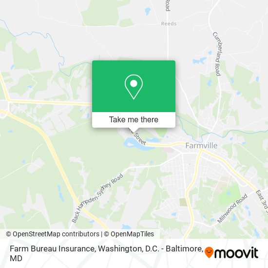 Farm Bureau Insurance map