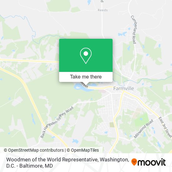 Woodmen of the World Representative map