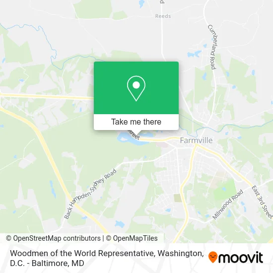 Woodmen of the World Representative map