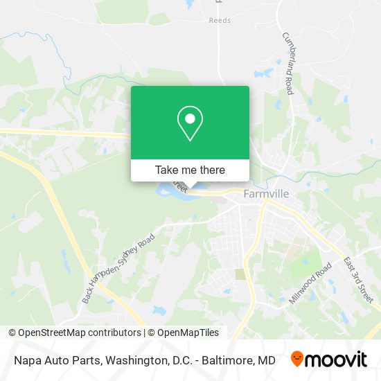 Napa Auto Parts map