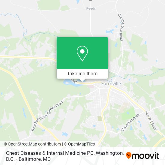 Chest Diseases & Internal Medicine PC map