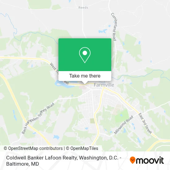 Coldwell Banker Lafoon Realty map
