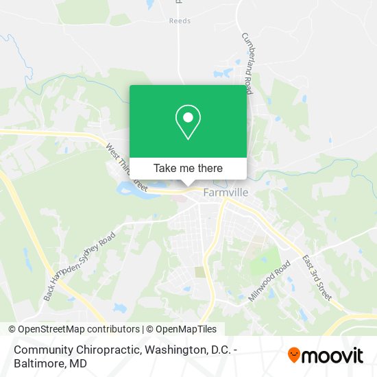 Mapa de Community Chiropractic
