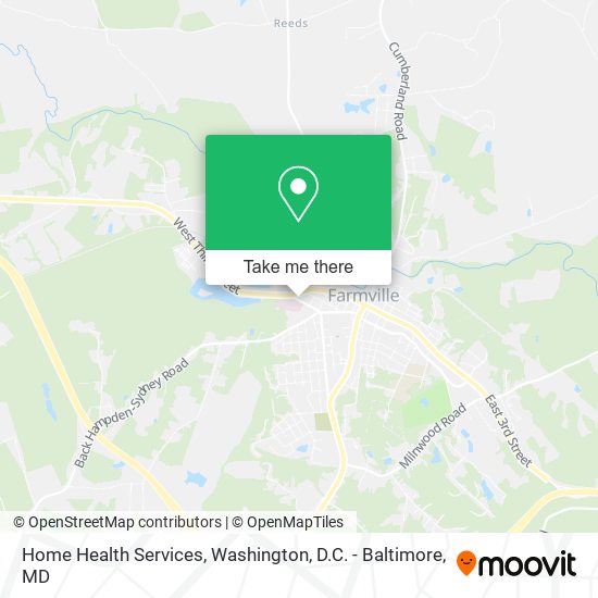 Home Health Services map
