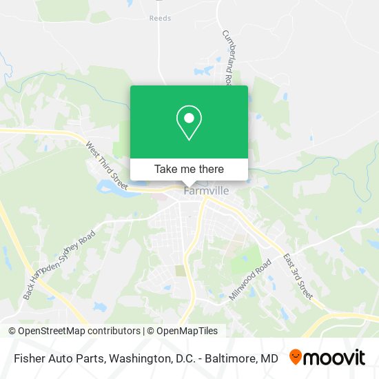 Mapa de Fisher Auto Parts