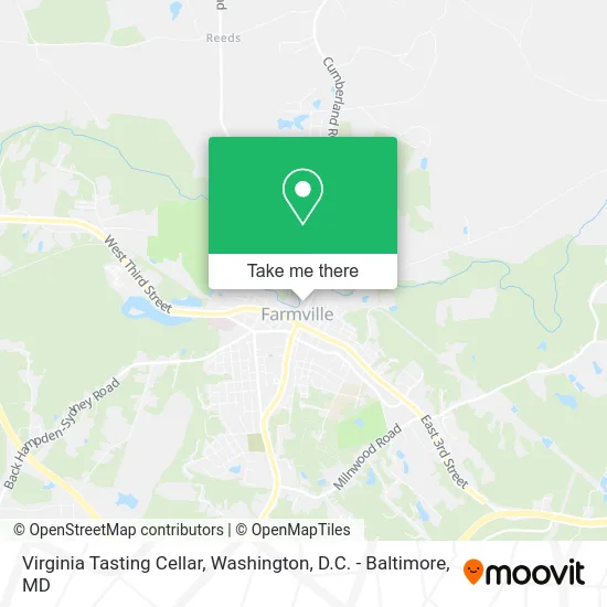 Virginia Tasting Cellar map