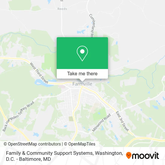 Family & Community Support Systems map