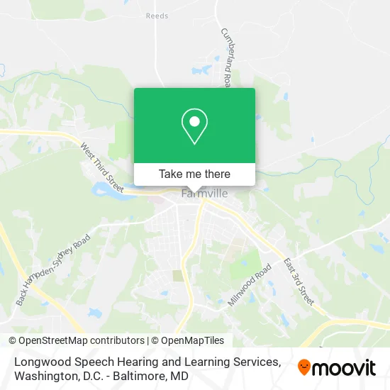 Longwood Speech Hearing and Learning Services map