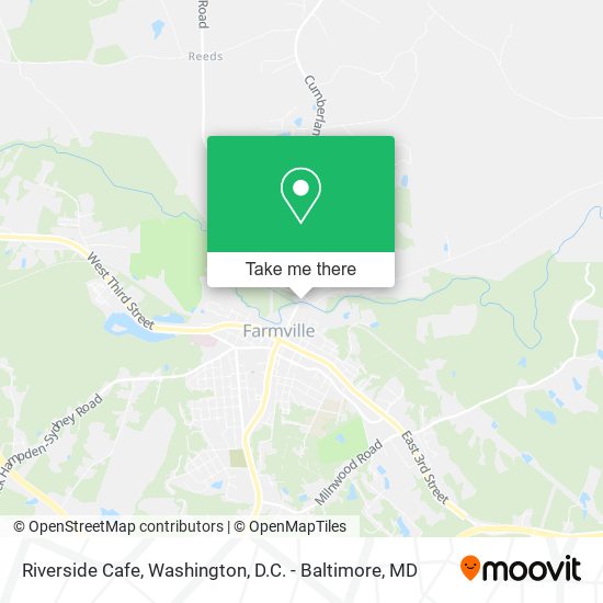 Riverside Cafe map