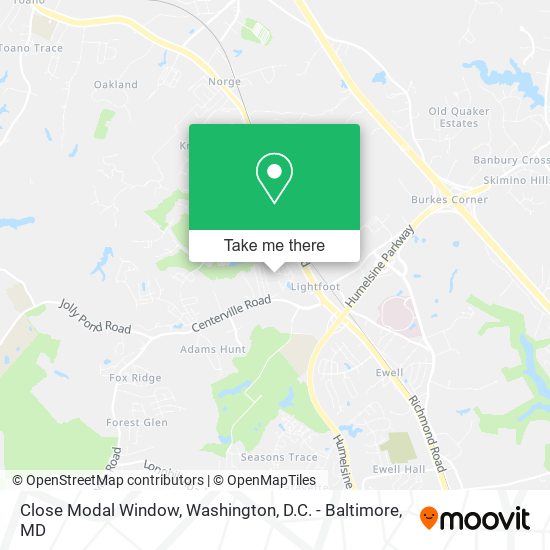 Close Modal Window map