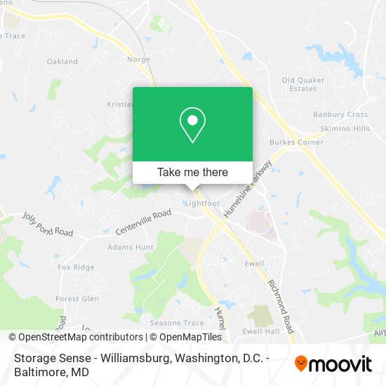 Mapa de Storage Sense - Williamsburg