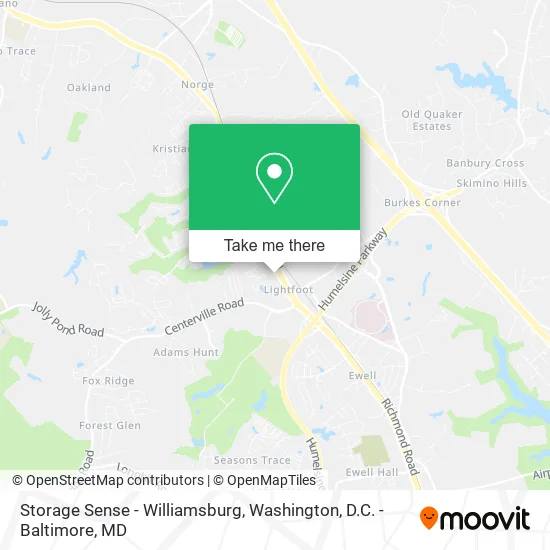 Mapa de Storage Sense - Williamsburg
