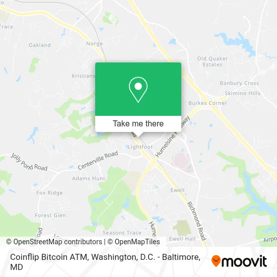 Coinflip Bitcoin ATM map