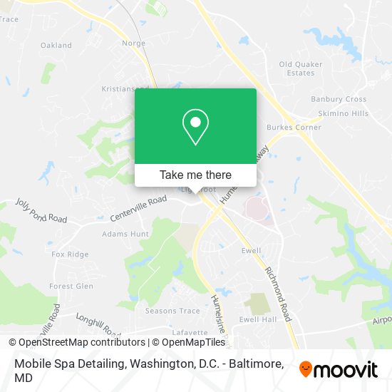 Mapa de Mobile Spa Detailing