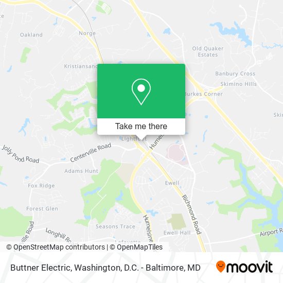 Buttner Electric map