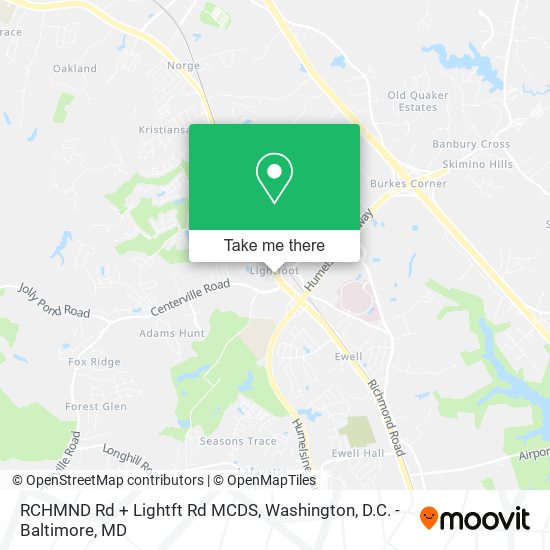 RCHMND Rd + Lightft Rd MCDS map