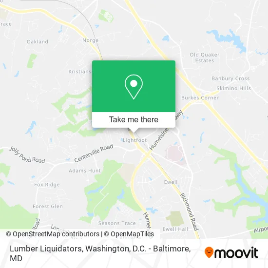 Lumber Liquidators map