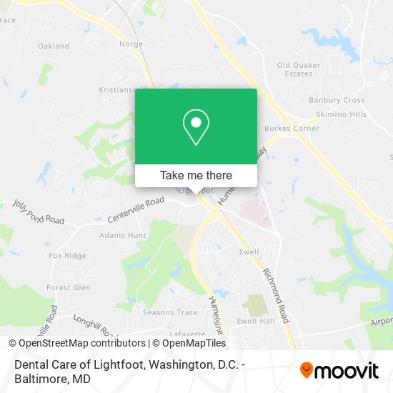 Mapa de Dental Care of Lightfoot