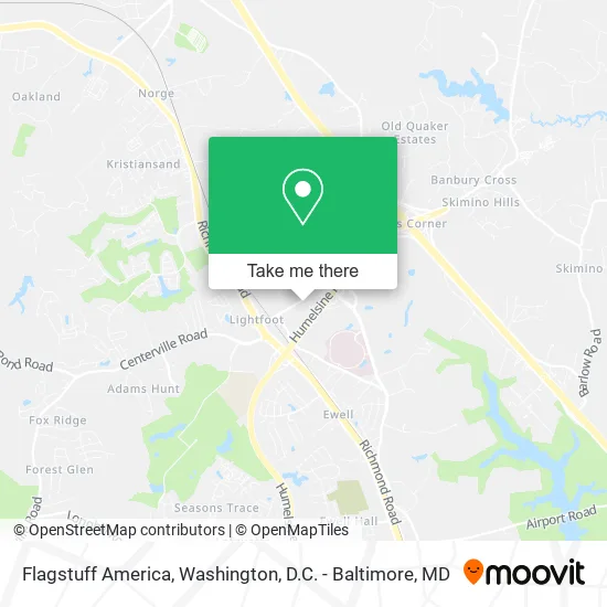 Flagstuff America map