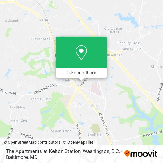 Mapa de The Apartments at Kelton Station