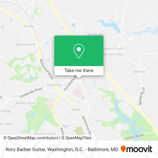 Rory Barber Guitar map