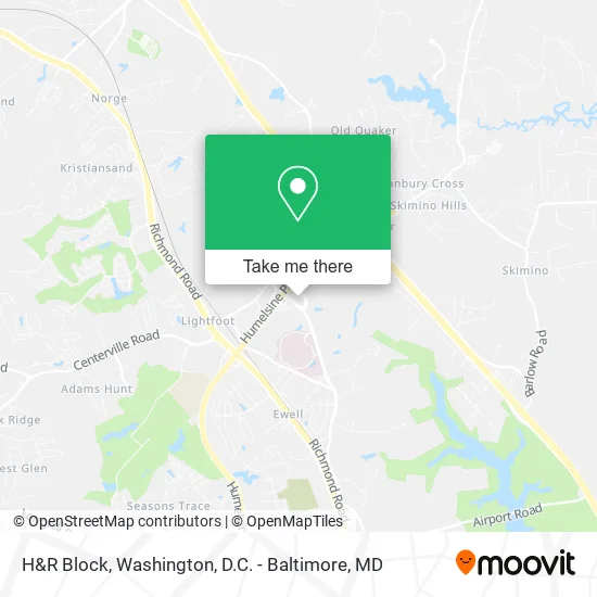 H&R Block map